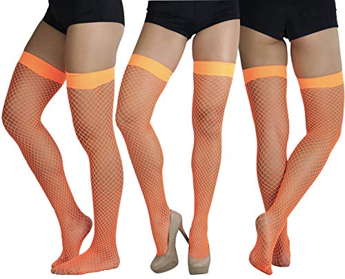 ToBeInStyle Womens Versitile and Stylish Every-day Fishnet Thigh Highs3