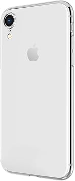 Microsonic Apple iPhone XR (6.1'') için Kılıf Transparent Soft Beyaz [iPhone XR ile Uyumlu Kılıf - Beyaz]