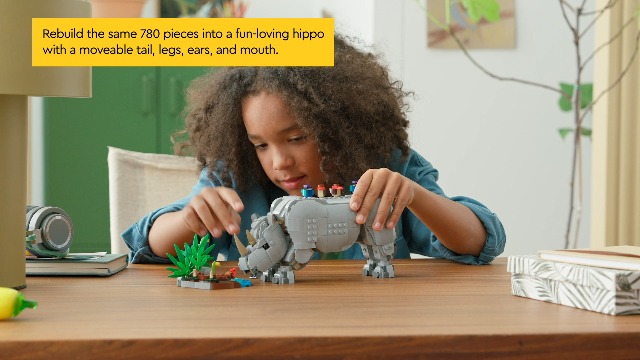 人外魔境 クリストフ JCS PR 3枚セット Amazon.com: LEGO Creator 3 in 1 Wild Animals: Majestic Rhino with