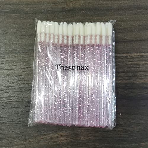 100 Disposable Lip Brushes, Lipstick Applicator, Lip Gloss Wands Pink Tbestmax #TOP6