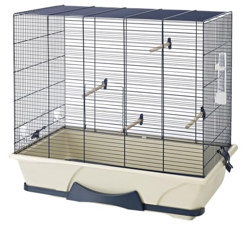 Savic 556600 Vogelheim Primo 50, 65 x 38 x 56 cm, blau/beige