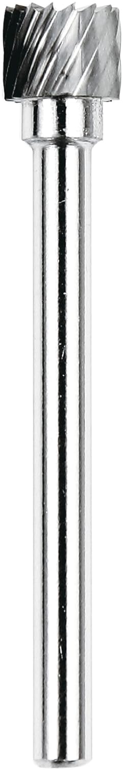 Dedeco 12207 Carbide Bur, Single-Cut, Cylindrical Flat End, End Cut, 1/8 x 1/4 x 3/16, SB-51