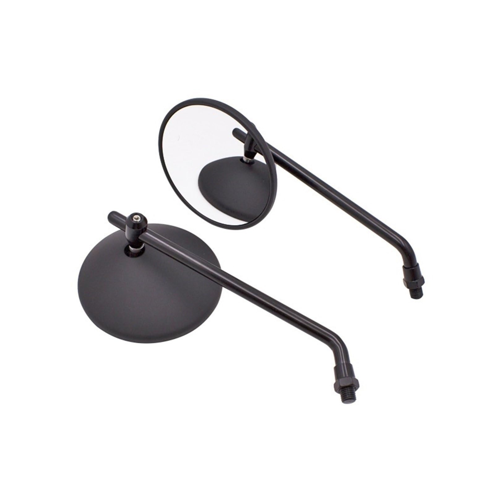 Specchietto retrovisore per Moto, per ATV, per Scooter, per Bici, 3,86" Specchietti retrovisori per Moto, 8/10 mm, cromati, retrovisori per Manubrio, specchietti retrovisori per Bici