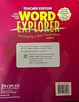 Word Explorer Level E 1413807399 Book Cover