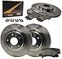 [Front + Rear] Max Brakes Premium OE Rotors with Carbon Ceramic Pads KT264643