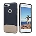 Emixc iPhone 7 Plus Case i7 Plus Case Dual Layer Cover Shockproof Heavy Duty Protective Hybrid Armor Skin for iPhone 7 Plus 5.5 inch (Grey&Gold)