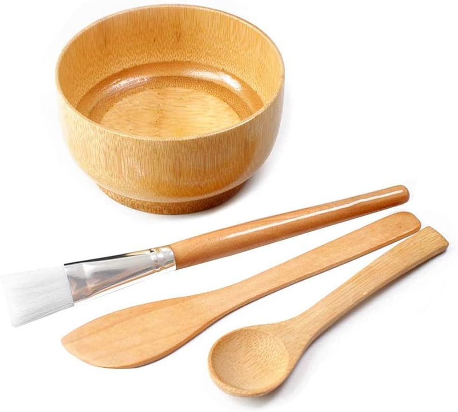 ciotola di legno per la maschera facciale