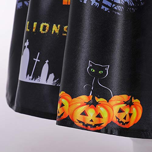 Disfraz para niñas Halloween con vestido y sombrero de bruja miniatura 5
