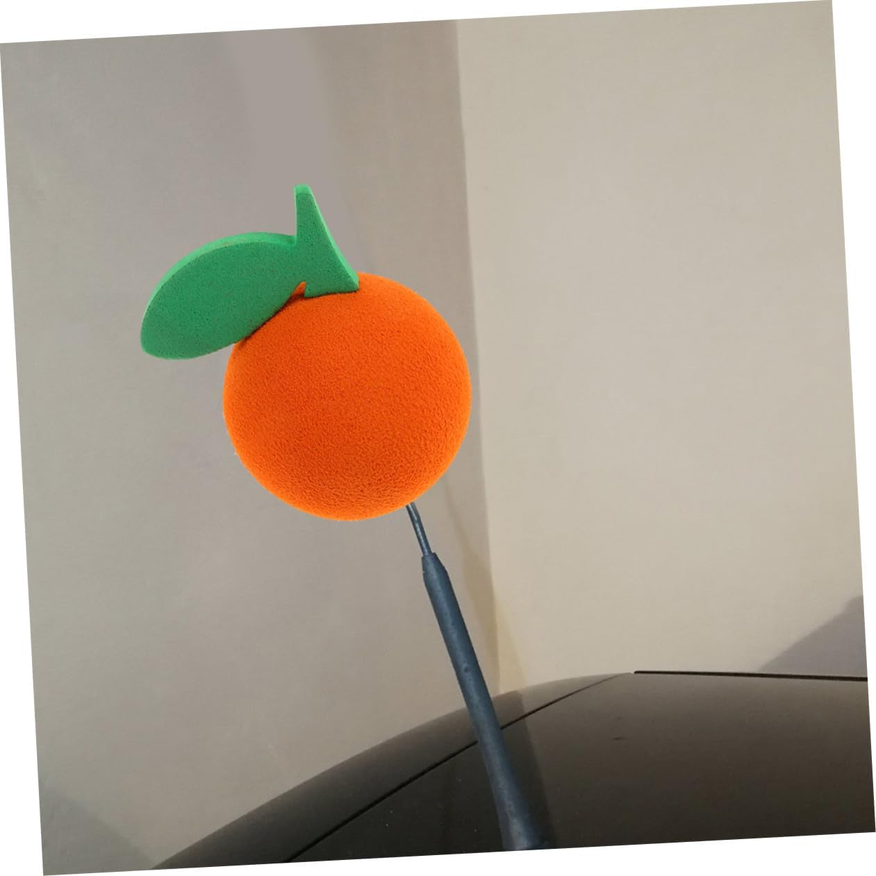 Gatuida 2pcs Orange Car Antenna Toppers Fun Eva Balls for Vehicle Decoration Fit for Trucks and Suvs Stylish Exterior Accessories Durable and Vibrant