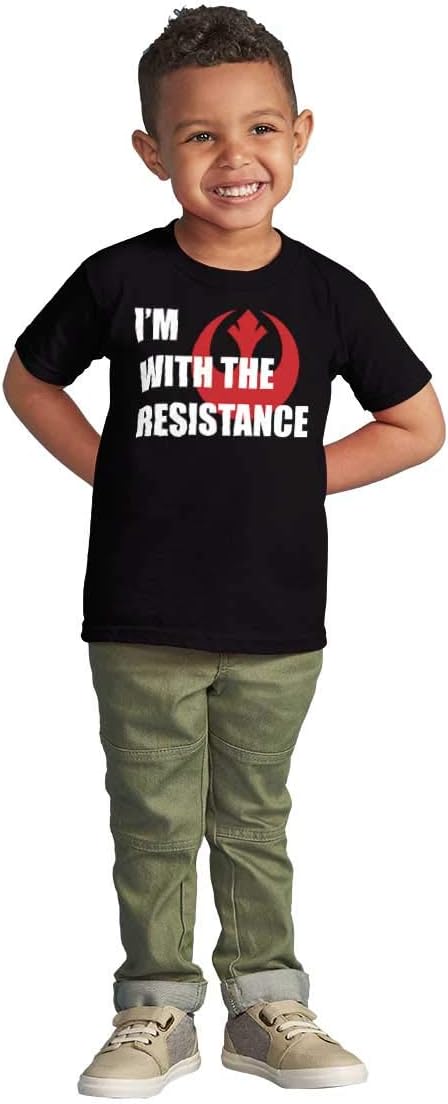 Brisco Brands with The Resistance Dark Galaxy Hero Toddler Boy Girl T Shirt