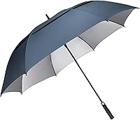 G4Free Extra Large Golf Umbrella 54/62/68 Inch Windproof UV Protection Auto Open Double Canopy Sun Rain Umbrella