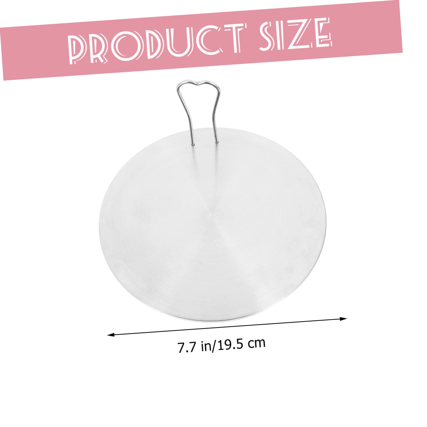 Cabilock Induction Plate for Induction Hob Heat Diffuser Plate Thermal Guide Gas Stove Adapter Small Wall Mountable Design