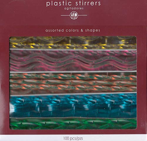 Preisvergleich Produktbild amscan Cocktail Rührwerk, Box mit 100 Stück