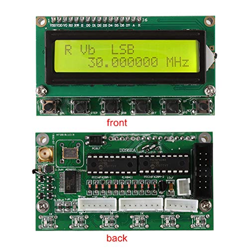 Image of Walfront Digital Shortwave Radio Ham Receiver Kit AD9850 Module Board with LCD Display DDS Generator 6 Bands 0~55MHz