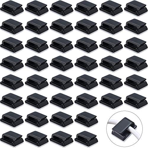 200 Stück Selbstklebend Kabelclips Draht Kabel Halter Kabel Clips Kabelklemmen Kabelhalter Selbstklebende Kabelschellen Selbstklebende Drahtklammern