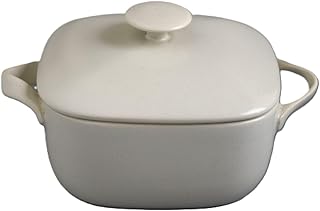 ■リンドスタイメスト■ LINEN 麻色 ふた付き 四角 ベイカー SQUARE BAKER キャセロール 角型 14cm ココット 耐熱■カラー食器