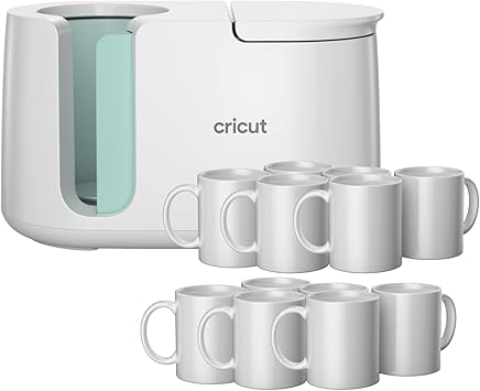 Cricut Mug Press + 12 Blank Mugs