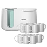 Mug Press + 12 Blank Mugs (12oz Each)