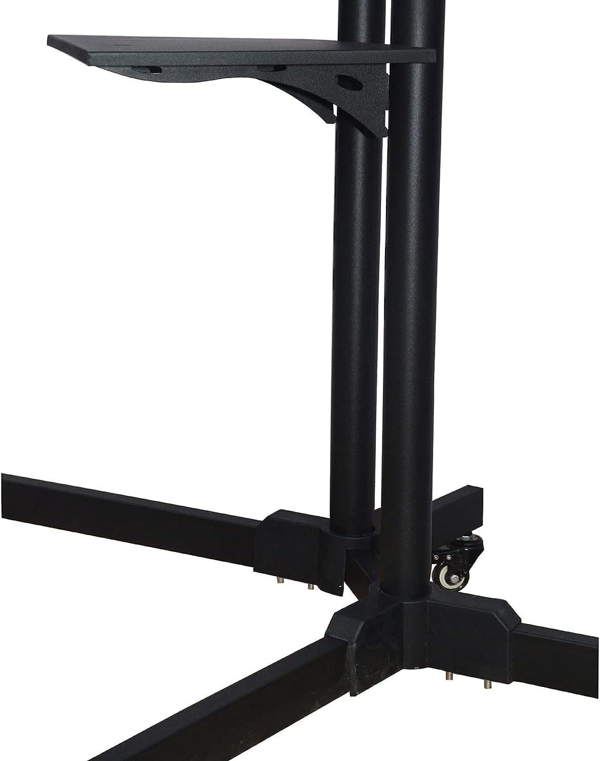 TABOJS Soporte para TV con Ruedas Ajustable, Soporte para TV con Ajuste de Altura, TV móvil para Pantallas de 3270 Pulgadas, Soporte para TV de fácil Movimiento con Ruedas de Bloqueo