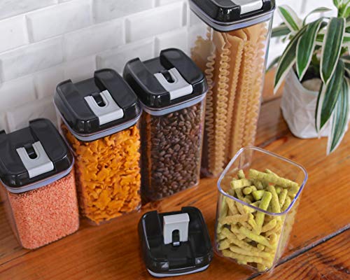 Airtight Food Storage Containers by Simply Gourmet. 7-Piece Kitchen Storage Containers BPA Free + 16 Labels & Marker. Air tight Containers for food and pantry organization and storage - Thumbnail 7
