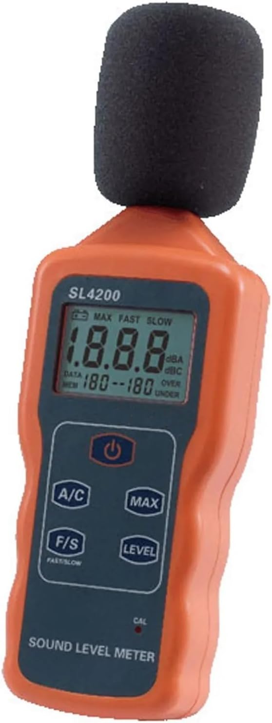 SL4200 Sound Level Meter with Digits LCD Display Measuring Range 35-130dB Noise Recorder Tester Wide Compatibility