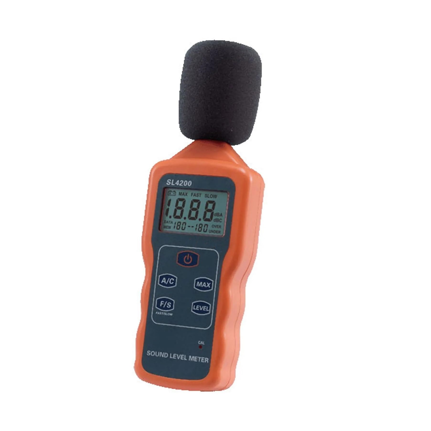 Jckjwl One Color Sl4200 Sound Level Meter With Digits Lcd Display Measuring Range 35-130Db Noise Recorder Tester