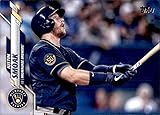 2020 TOPPS #520 JUSTIN SMOAK BREWERS BASEBALL
