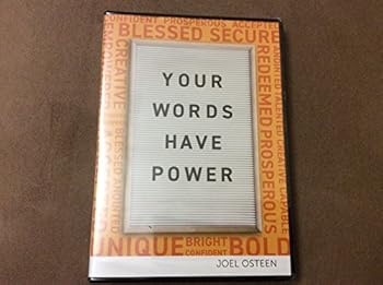 MP3 CD Library Binding Your Words Have Power - Joel Osteen 2 cd/dvd set Book