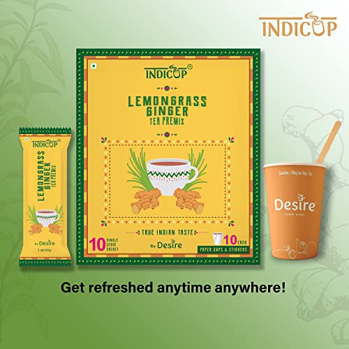 Té de lemongrass con jengibre instantáneo 20 saquitos miniatura 7