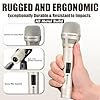 SonixForce Karaoke Microphone for Singing - Professional Handheld Dynamic Microphones with 16ft XLR to 1/4" Audio Cable - Mic for Speech, Studio & Live Performance #2