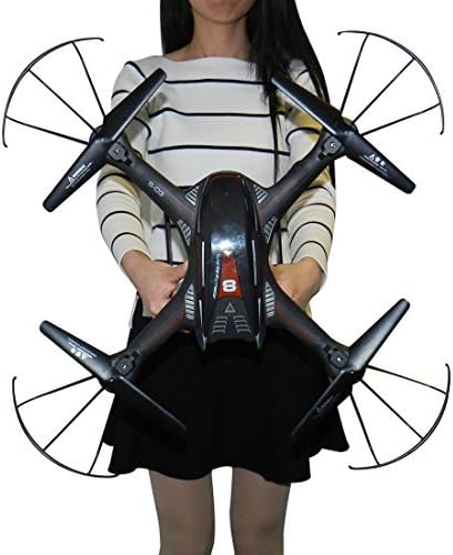 Night lions Tech (TM) 23.6 inch N9 °C 6 Channel 2.4 G Big Remote Control RC Quadcopter A Key Return 3d Tumbling Ruggedness with MP HD Camera for Outdoor Flying Drone Color Sent Randomly [parallel import goods]