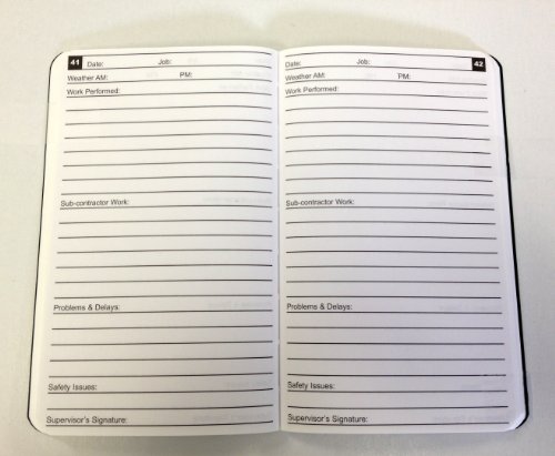 Construction & Maintenance Daily Log Pocket Edition (4in. x 6.5in.) - Image 2