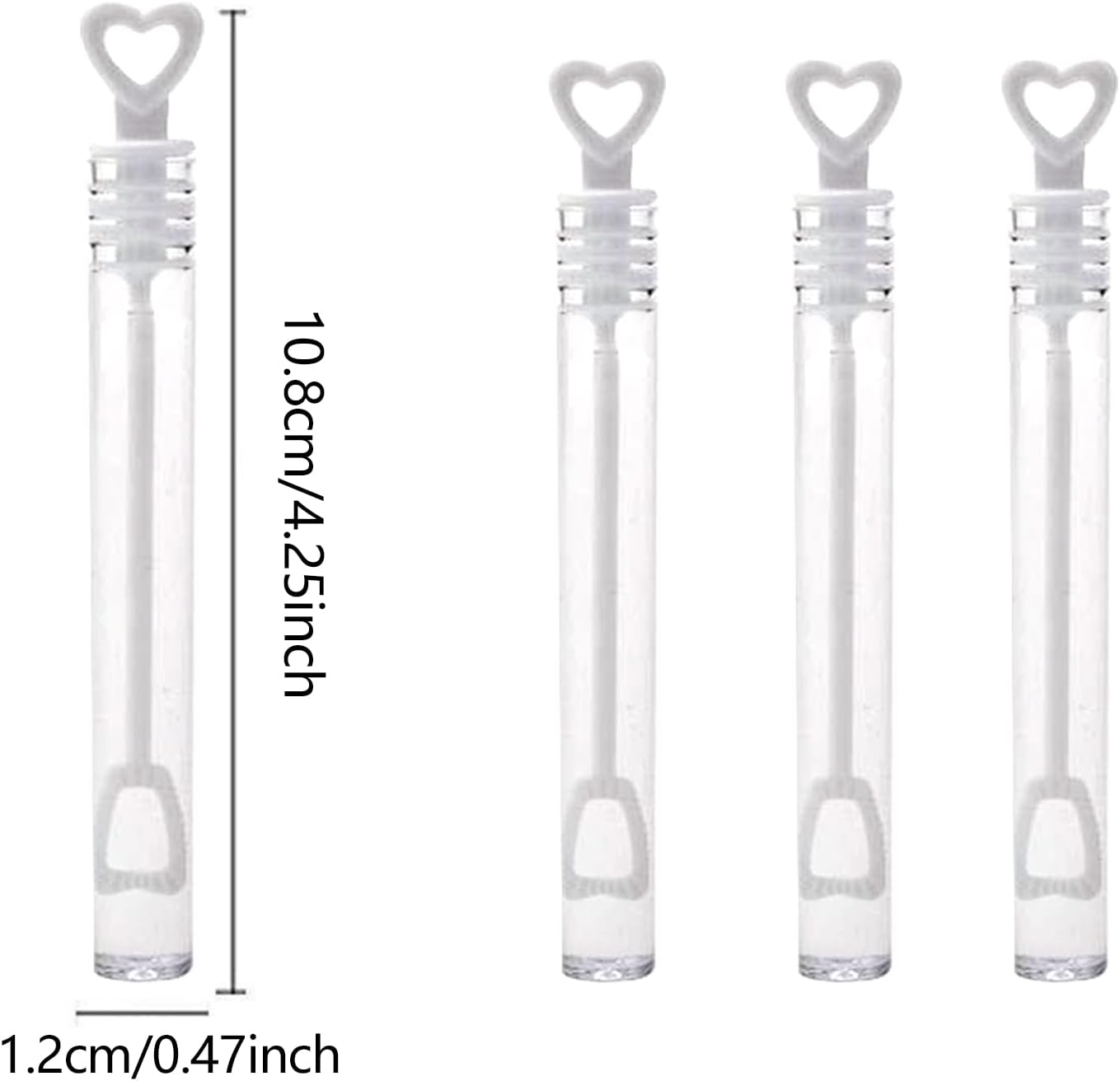 20 Pcs Bubble Tubes, Wedding Bubbles Bubble Bottles Empty Bubbles Party