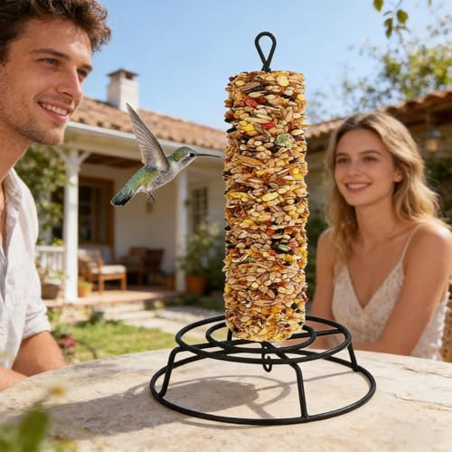 Alimentador de pájaros salvajes exterior para jardín y hogar 3