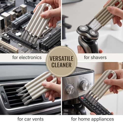 AJNZAU 2 Pièces Petite Brosse De Nettoyage, Brosse Nylon Pour Clavier D'Ordinateur, Appareils Électroménagers, Cartes Mères, Élimination De La Poussière – vue 3
