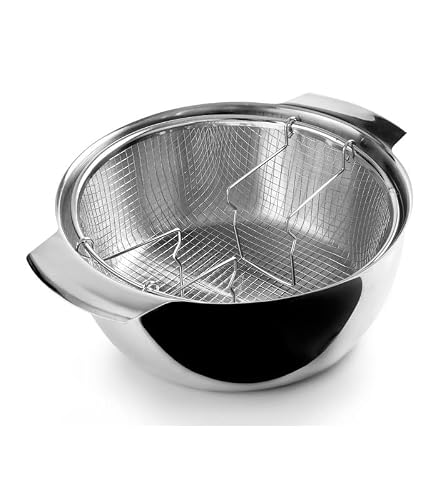 Miniatura 3 de Ibili - Freidora Con Cestillo Induktion, 24 Cms, Acero Inoxidable, Apto Para Induccion