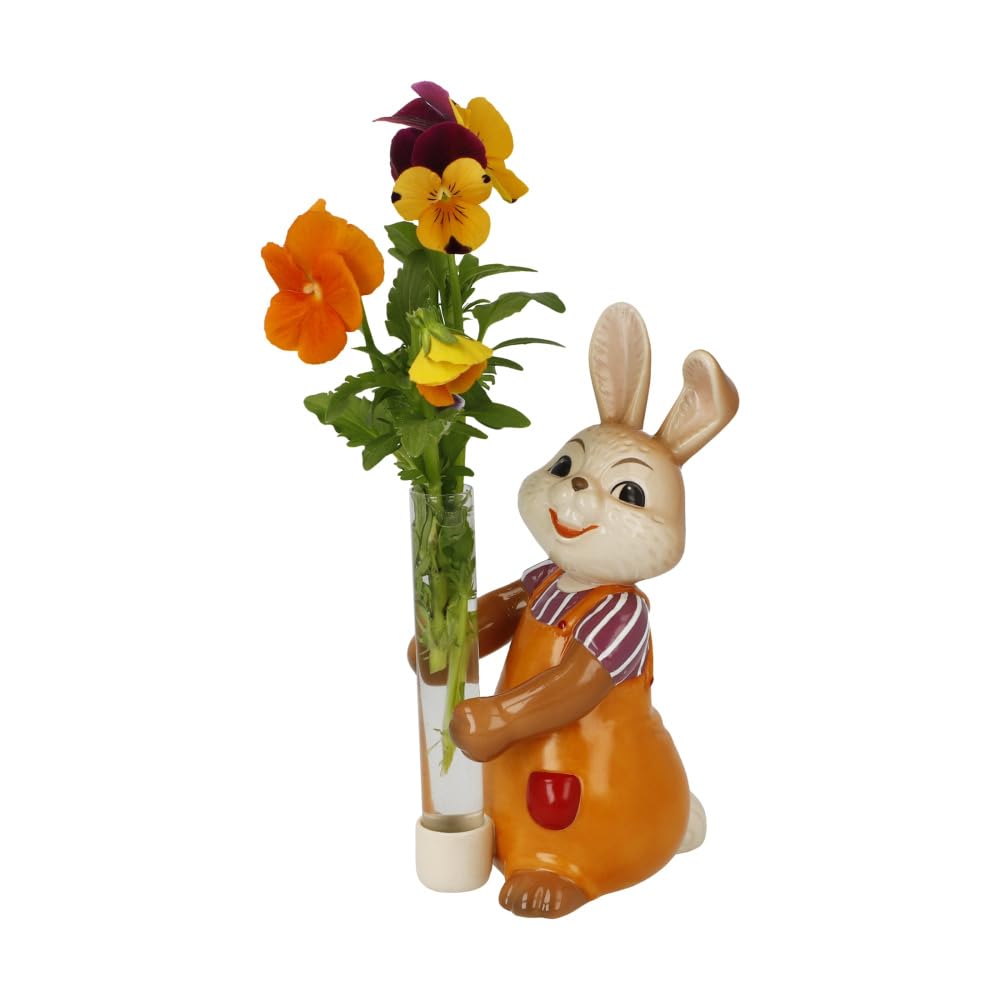 Figurine de lapin Goebel avec vase : le cadeau idéal pour célébrer Pâques