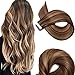 Produktbild 14"/35CM 20pcs 50g pro Satz-Tape in den Haar-Verlängerungen Menschenhaar #4P27 Klavier-Farbe doppelseitiges Klebeband-nahtlose Haut-Schuss Remy Silk gerades Haar-Tape in den Extensions-Menschenhaar
