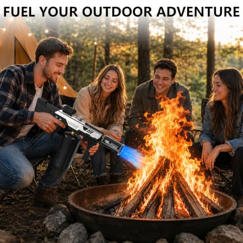 Image of ARTFLAMM Upgraded Propane Torch Gun with One-Touch Max Flame Boost, Heavy Duty Blow Torch with Trigger Control for BBQ, Fire Starting, Grilling, Searing Steak & Outdoor Use (Tank Not Included)