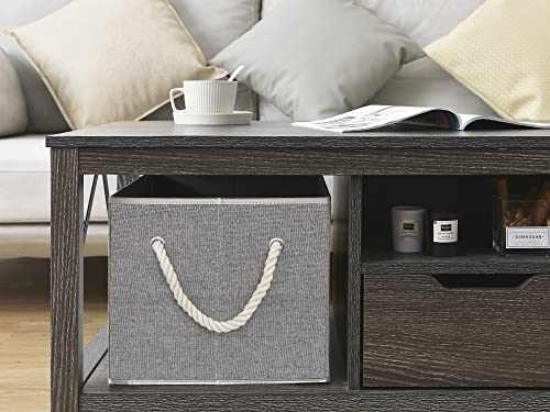 image for StorageWorks Storage Baskets for Shelves, Foldable Fabric Closet Stora