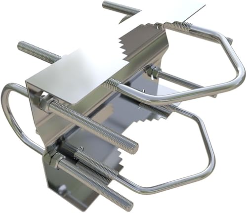 Miniatura 1 de Soporte de antena cruzada de acero inoxidable resistente | Kit GRA‑GRM‑CPC para barandilla, poste y mástil - Secure MINO/Yagi TV, estación