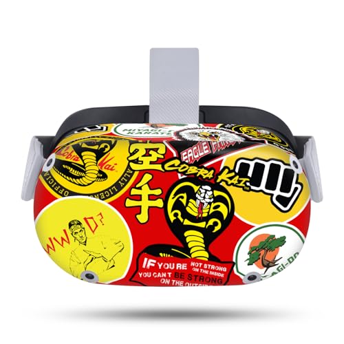 Skin Meta Quest 2 officiel Cobra Kai - Film vinyle anti-rayures pour les fans de karaté