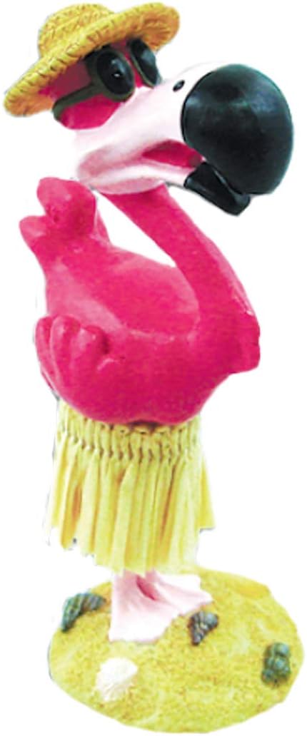 Muñeco Mini Dashboard KC Hawaii Hula Flamingo 10.9 cm miniatura 1