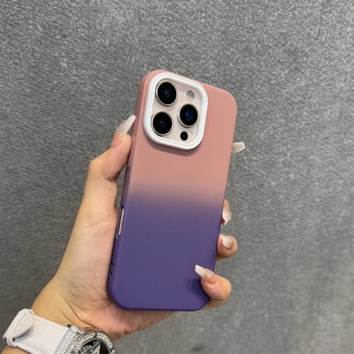 Coque iPhone 17 Pro violette mate au dégradé élégant et finitions premium