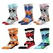 Men Formal Colorful Argyle Diamond Patterned Dress Socks Mid Calf Designed Cotton Blend US 7-11/8-14 For Business Casual (US Men Size 10.5-14/EU 44.5-49, BSK26- argyle diamond shaped) RioRiva