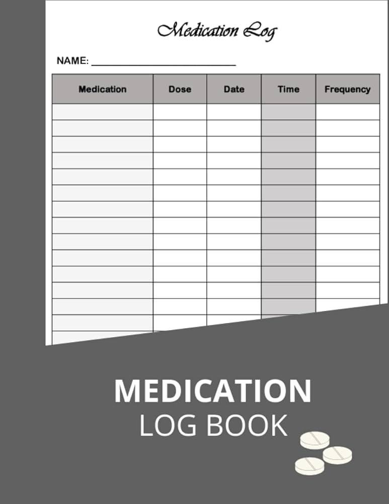 medication-log-book-medication-tracker-daily-medication-checklist-organizer-log-book-130-pages-press-great-simple-logs-9798430802622-amazon-com-books for Free Printable Medication List For Wallet Medication Log Book: Medication Tracker – Daily Medication Checklist Organizer Log Book – 130 pages: Press, Great Simple Logs: 9798430802622: Amazon.com: Books for Free Printable Medication List For Wallet