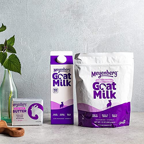 Meyenberg Whole Powdered Goat Milk, Gluten Free, Vitamin D, 12 Oz (Pack of 1)