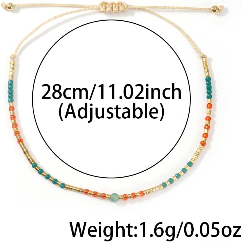 Malachite Crystal Tangerine Gold Plated Beads Drawstring Bracelet for Women, Charm Green Pendant Beaded Bracelets Origin Handmade Fashion Jewelry Gifts - Image 7