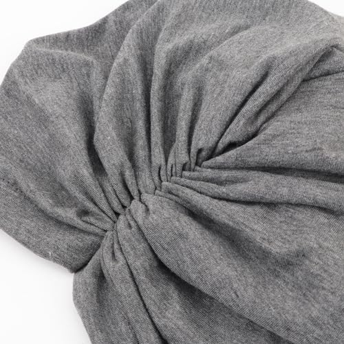 Image of DRESHOW 5 Pack Knotted Headwraps for Women African Turban Pre-Knotted Beanie Headwraps Hair Covers