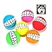Balle pour chien,Lot de 6 balles de Chien Amusantes pour Chien Motif Dents de mâchage sonore pour Chien Balles interactives (Couleur aléatoire)